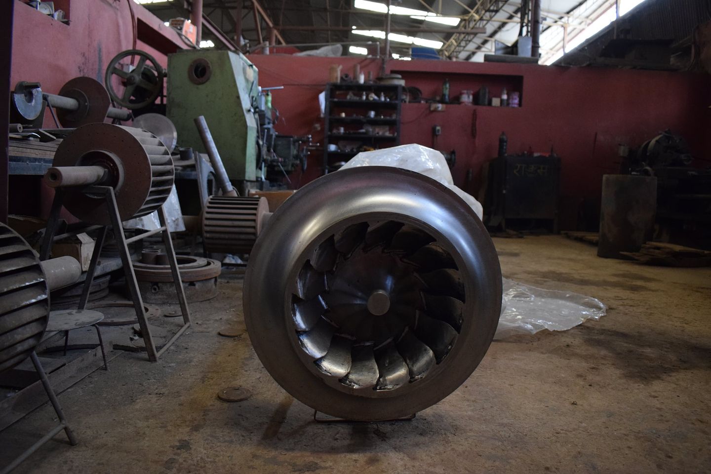 Cast Francis turbine runner