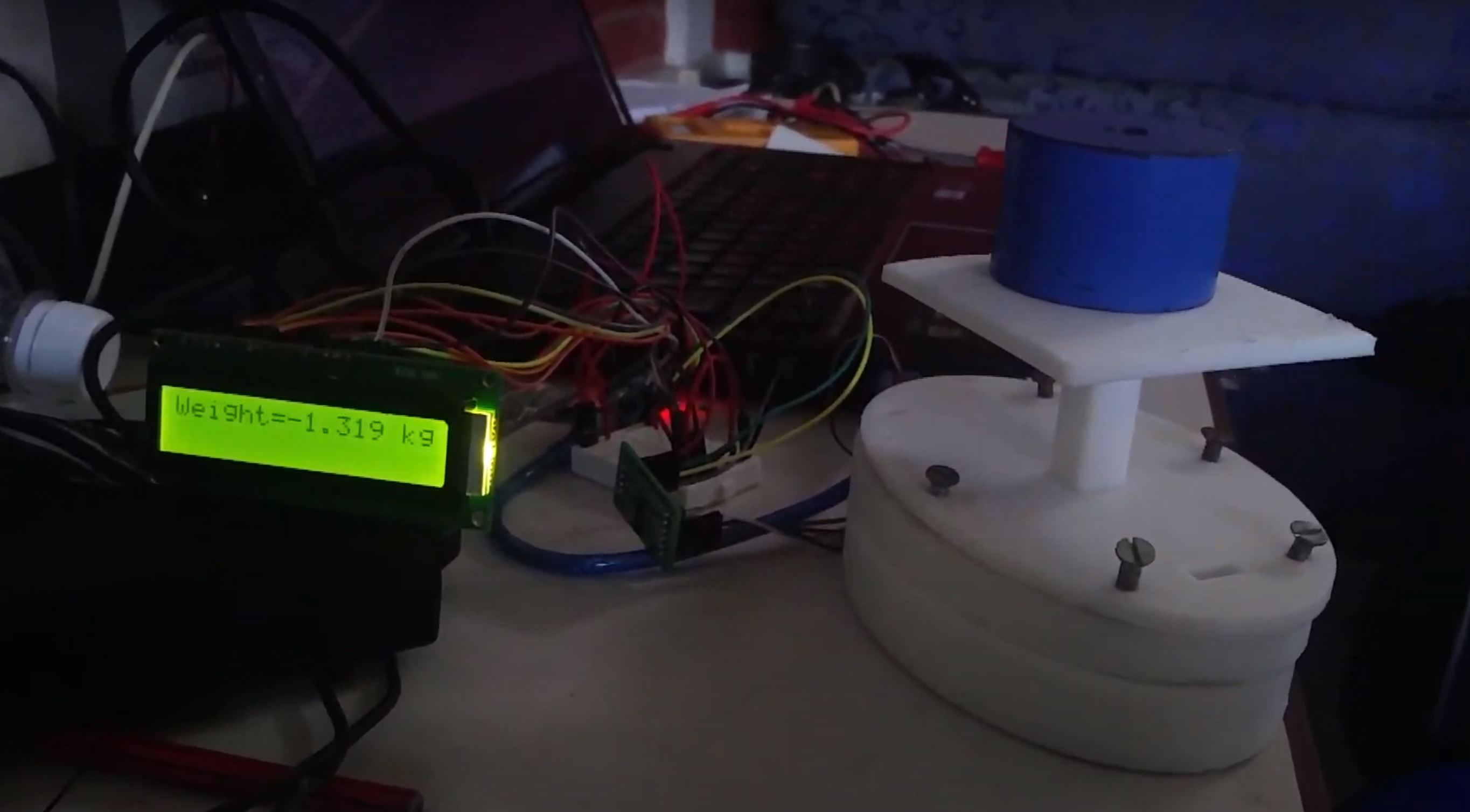 Load cell weighing rig